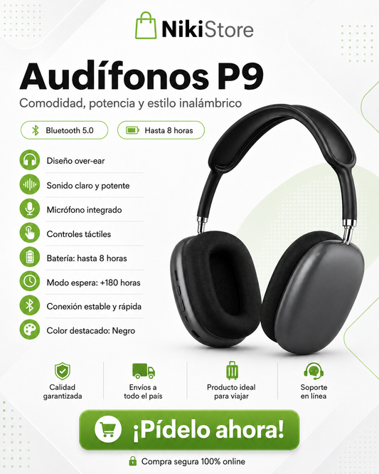 P9 PRO MAX - AUDIFONOS