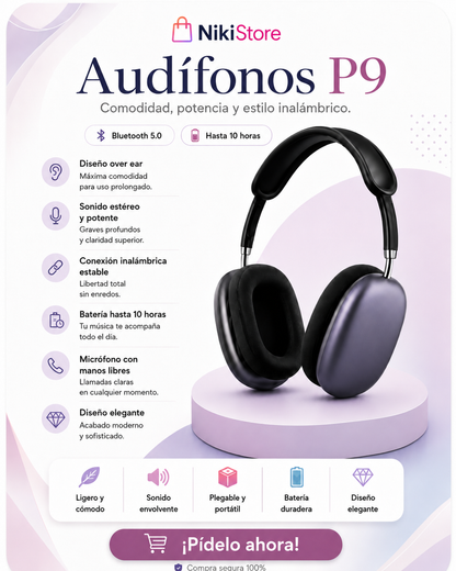 P9 PRO MAX - AUDIFONOS