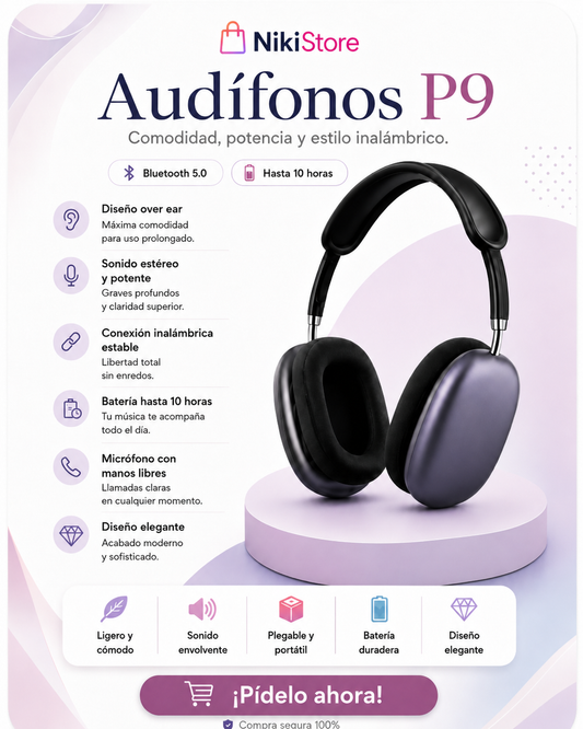 P9 PRO MAX - AUDIFONOS